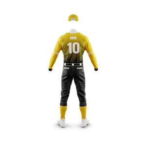 Uniforme de Béisbol Personalizado para Lanzamiento Lento y Rápido, Sublimado, Transpirable, con Parches y Patrones - Product Image 3