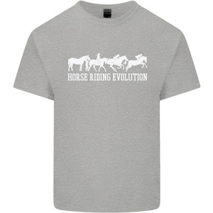 เสื้อยืดผ้าฝ้ายสำหรับผู้ชายลายม้าขี่แบบดั้งเดิม - Product Image 6