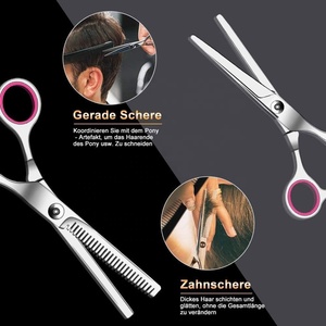 Coffret de Ciseaux de Coiffure Professionnels de Qualité Supérieure 2026 pour Salon de Coiffure et Barbier avec Étui en Cuir - Product Image 2