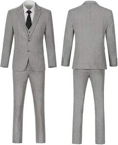 Nuevo Traje de Boda Elegante y Moderno para Hombre, Trajes de Negocios con Logotipo Personalizado, Precio Económico, Traje Formal de un Solo Pecho con Pantalón y Chaqueta - Product Image 3