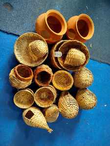 Nido de Bambú Natural para Pájaros - Casa para Pájaros Ecológica, Transpirable y Hecha a Mano, Comedero para Loros, Pinzones y Pájaros de Jardín, para Todas las Estaciones - Product Image 4