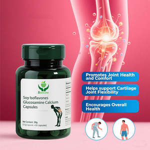 Soy isoflavone <span class=keywords><strong>Complex</strong></span> dengan Glucosamine dan kalsium untuk kesehatan tulang pada wanita Senior pilihan Label pribadi - Product Image 2