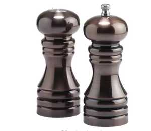 Skies Trader Classic Ceramic <b>Salt</b> and Pepper Shakers Set Ceramic Ivory White Cruet Gold Trim Restaurant Spice Dispenser - Product Image 5