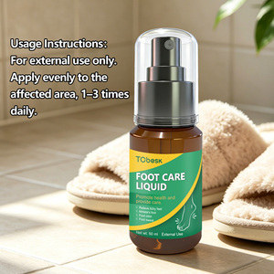 Liquide portable pour soins des pieds aux herbes, 50 ml, pour soulager les pieds fatigués et endoloris - Product Image 2