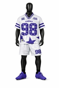 Ensemble Maillot et Short de Football Américain de Qualité Supérieure – Tenue Sportive Respirante Personnalisable pour Entraînement et Matchs - Product Image 2