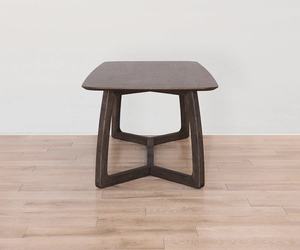 โต๊ะอาหารดีไซน์ทันสมัย Flavio ทำจากไม้สักแท้คุณภาพสูงสำหรับใช้ในห้องรับประทานอาหาร - Product Image 4