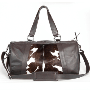 Hottest <b>Waterproof</b> Sport Luxury Fluffy Duffel <b>Bag</b> with <b>Drawstring</b> Closure Travel Weekender Natural Hair Leather for Outdoor Use - Product Image 6