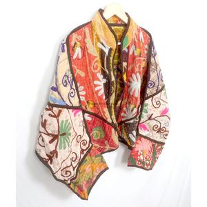 Best Quality Handmade cotton kantha <b>jacket</b> Winter wear <b>Jacket</b> Women fashionable <b>Short</b>-length <b>Jacket</b> in FreeSize Traditional wear - Product Image 5