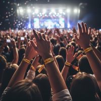 Pulsera de tela satinada personalizada para festivales, de poliéster con transferencia térmica, de un solo uso, con cierre deslizante para entrada a parques temáticos