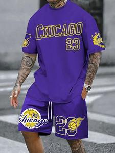 Nouvelle tenue de basketball d'été 2026 pour homme, respirante, 100 % coton, décontractée, pour sports de plein air, avec design Los Angeles - Product Image 2