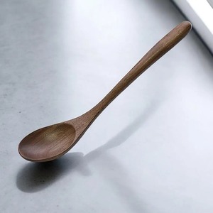 Cuchara de Cocina Ecológica de Madera Natural, Utensilio de Cocina de Madera Maciza para Remover, Freír y Servir Platos, en Venta - Product Image 2