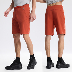 Shorts de sport décontractés pour hommes, vente chaude, en gros, OEM ODM, logo personnalisé disponible, séchage rapide, taille élastique, 100% nylon, durables - Product Image 2