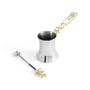 Bol à fruits en aluminium, centre de table moderne, luxe décoratif, or, écologique, durable, 2026 Saleem International - Product Image 1