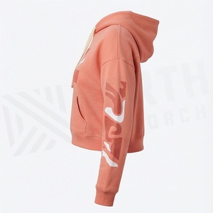 Sweat-shirt à capuche décontracté pour femme, coupe courte, couleur unie classique, doux, respirant, idéal pour le quotidien – Offre promotionnelle - Product Image 3