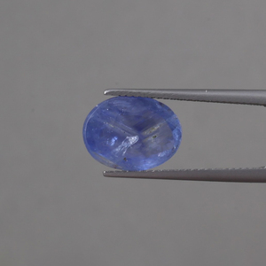 Zafiro Azul Verde Creado en Laboratorio, Suelto |   Corte Ovalado de 12x9 mm |   6.29 Quilates Pulidos con Certificación de Terceros, Fosforescentes, 6mm para - Product Image 1