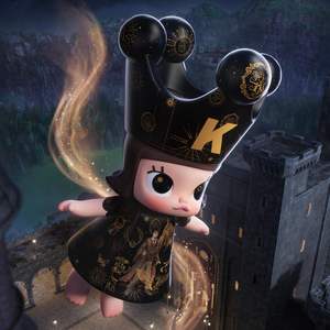 POPMART MEGA ROYAL MOLLY 400% Figura de Acción de Anime Auténtica de PVC, Muñeca Coleccionable para Decoración del Hogar, Sorpresa Misteriosa - Product Image 4