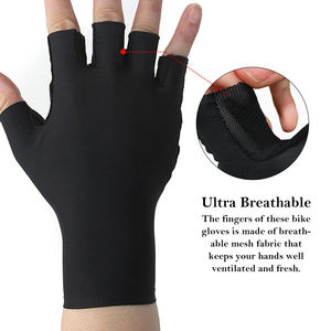 Gants de cyclisme d'été antidérapants, respirants, résistants à l'usure, élastiques, résistants aux chocs, rembourrés, coupe-vent pour la montagne en plein air - Product Image 5