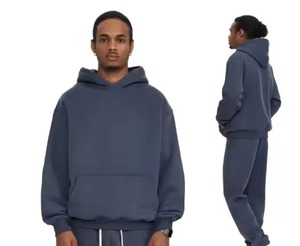 Ensemble de jogging décontracté pour homme, deux pièces, fermeture éclair intégrale, vêtements de sport d'hiver, imprimé réfléchissant - Product Image 6