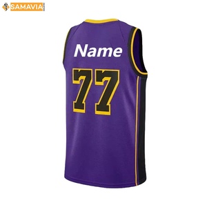 Customized High Quality Men's Adults Reversible Summer Sleeveless Basketball Jersey Set Quick Drying Mesh Breathable Digital - Product Image 2