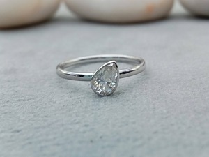 Custom Fancy <b>Solitaire</b> Sterling <b>Silver</b> Men's Unisex Engagement Wedding Anniversary Party Gift Moissanite Cocktail <b>Ring</b> Brilliant - Product Image 2