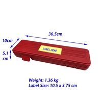 TAIWAN CALIBRE 6 pièces 3/8" Dr. Jeu d'outils de dépose de bougies magnétiques en CRV avec étui rigide et rallonge pivotante – Garantie 1 an