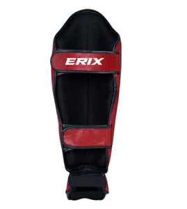 Protège-tibias de boxe en cuir de qualité supérieure avec sangle réglable pour le kickboxing, le MMA et le Muay Thai - Product Image 3