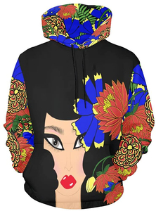 Breathable Women's Sublimation <b>Hoodie</b> Custom Print best <b>Lightweight</b> Feel Winter Autumn Activewear Polyester Cotton Custom Logo - Product Image 4