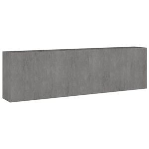 Fioriera Rialzata da Giardino in Acciaio Corten Marrone Modello D0100XFY5V6 280x40x80 cm - Fornitura Premium - Product Image 3