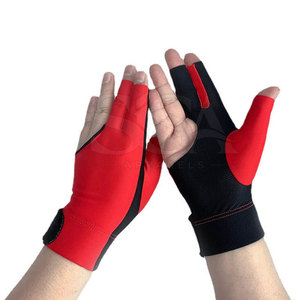 Professional Billiards Gloves Pool Glove Breathable Smooth Cue Glove Non Slip Lightweight Quick Drying Hook Loop Closure Custom - Product Image 6