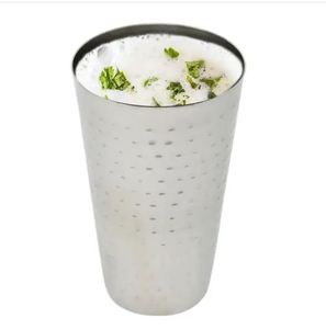 Gobelet à vin en acier inoxydable, verre à bière créatif grande capacité, type tambour, décoration argentée pour bar, pour la dégustation - Product Image 3