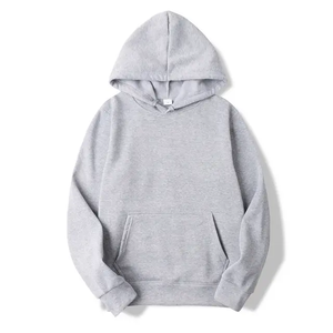 Top Selling 100% Cotton Men's Oversized Hoodies Custom Color Autumn Solid Pattern Hooded Collar Velour Eco-Friendly Sweatshirts - Product Image 6