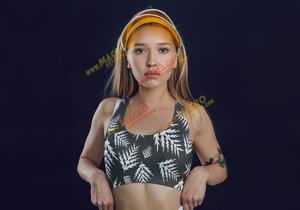 กางเกงโยคะพิมพ์ลายดอกไม้กางเกงเอวสูงสไตล์เซ็กซี่และคลับระบายอากาศได้ป้องกันแบคทีเรียออกแบบได้ตามต้องการ - Product Image 5