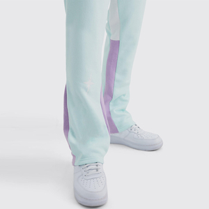 2026 Top Selling Custom Washed <b>Men's</b> Casual Sweatpants 100% Polyester Lightweight Flared Elastic Waist High-Waisted OEM Service - Product Image 4