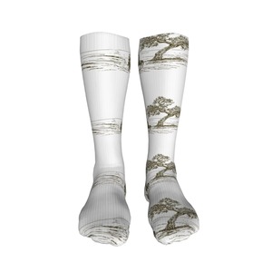 Calcetines Ecuestres de Algodón 100% hasta la Rodilla con Diseño Personalizado y Logotipo, MOQ Bajo - Product Image 3