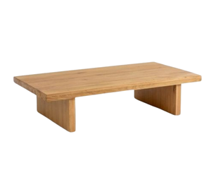 Mesa de Centro Contemporánea Kero, Construcción en Madera de Teca, Estilo de Losa Sólida, Mesa de Acento Moderna para un Ambiente Elegante, Woodgrand - Product Image 6