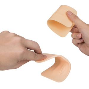 3D Silicone Eyebrow <b>Practice</b> Face <b>Pad</b> with Eyelids for Microblading Lash Tattoo Training - Product Image 3