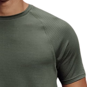 T-shirt en coton pour homme, décontracté, à manches courtes, col rond, doux, confortable, respirant, basique, pour tous les jours, vêtements en gros - Product Image 5