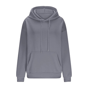 Sudadera Casual para Mujer, Diseño 2026, 100% Algodón Felpa, para Otoño/Invierno, Transpirable, Color Sólido, con Logotipo Frontal - Product Image 4