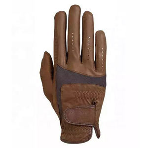 Gants d'équitation personnalisés avec texte, sangle en maille, cuir PU, gants d'équitation du Pakistan, impression de logo personnalisée - Product Image 3