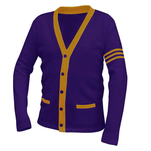 Made Your Custom High-quality V-neck <b>Sweaters</b> for sorority/Fraternity/ Schools/Colleges/Universities Logos Knitted <b>Cardigans</b> - Product Image 1