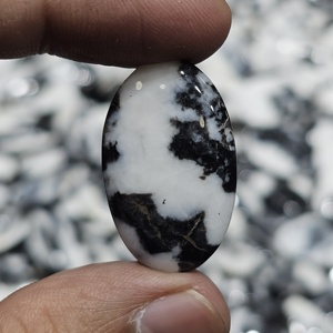 Lote de cabujones de jaspe cebra natural al por mayor, lote de piedras preciosas de jaspe para la fabricación de joyas - Product Image 5