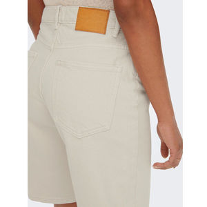 Women's Hot Breathable High Quality Cotton Denim Shorts Light Weight <b>Elastic</b> Waist Latest Design Solid Color Logo OEM Serviced - Product Image 6