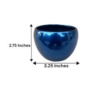 Best Quality Metal <b>Small</b> <b>Pot</b> Planter Multi Purpose Blue Color <b>for</b> Home <b>Indoor</b> and Outdoor <b>Plant</b> Decoration Use from India Garden - Product Image 2