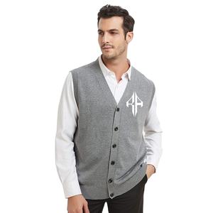 Suéter de hombre 100% poliéster suéter de punto transpirable patrón sólido ropa de invierno servicio OEM por ATLANTIC - Product Image 3