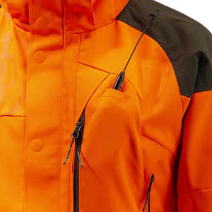 Waterproof Blaze Orange Hunting <b>Jacket</b> Men's High Visibility Outdoor Silent Softshell Coat for Camping Hiking Gear Windproof - Product Image 6