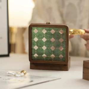Custom Vintage Wood Jewelry <b>Box</b> Handmade Magnetic Closure Portable Square Design Jewelry <b>Box</b> <b>Storage</b> <b>Drawer</b> <b>Box</b> Home Decoration - Product Image 5