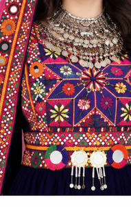 New Trending Women Afghani <b>Dress</b> Handmade Mirror Work Embroidered Long Maxi Frock Traditional <b>Tribal</b> Wedding Party Wear Ethnic - Product Image 5