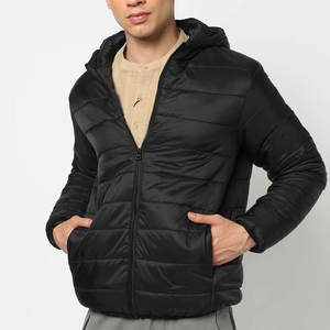 Chaqueta acolchada ultra cálida para hombre con relleno grueso y aislante, de calidad premium, suave, transpirable y ligera. - Product Image 1