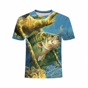 Camisetas de Pesca para Hombre, Diseño Personalizado, Manga Larga, Secado Rápido, Sublimación con Degradado, Protección UV - Product Image 6