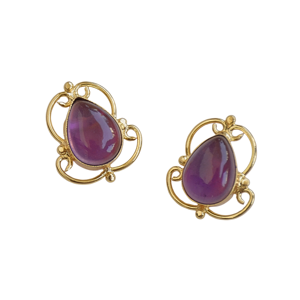 Zircon Handmade Brass Gold Plated Vintage <b>Moon</b> Shape Stud <b>Earrings</b> for Women's Wedding-Wholesale Bulk - Product Image 2
